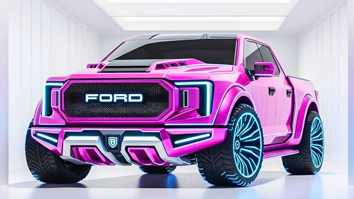 Shelby Pickup 2026 Pink La Camioneta Deportiva con Interior Premium